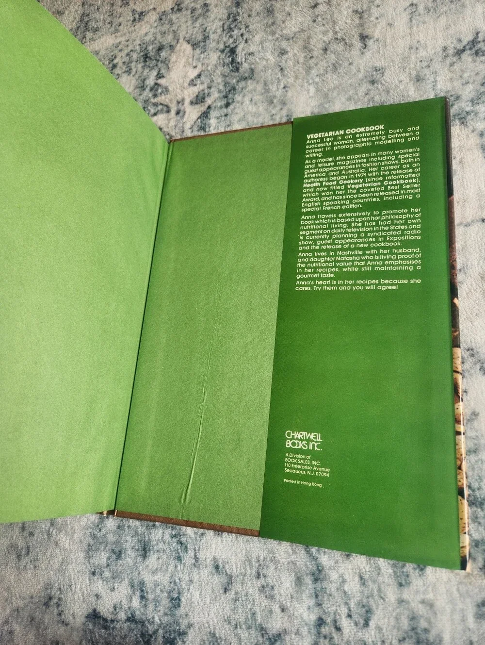 Vintage Vegetarian Cook Book By Anna Lee